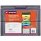 Smead Cascading Wall Organizer, 6 Pockets, Letter, Gray/Bright SMD92060 - alternate 7
